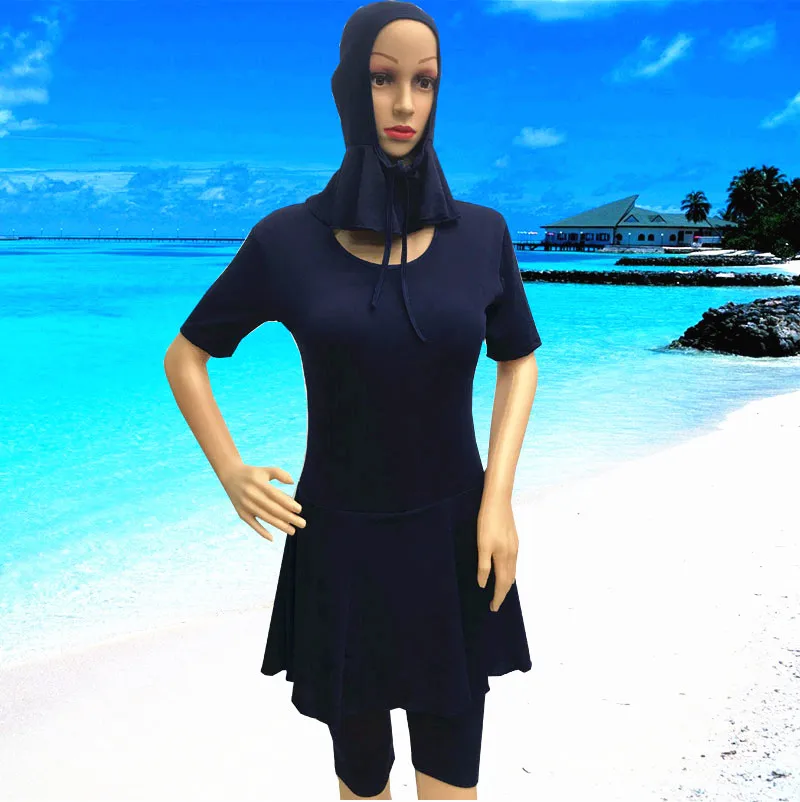 

Новый Мусульманский купальник, высококачественный солнцезащитный купальник с коротким рукавом, арабский купальник, женский купальник, Мус...