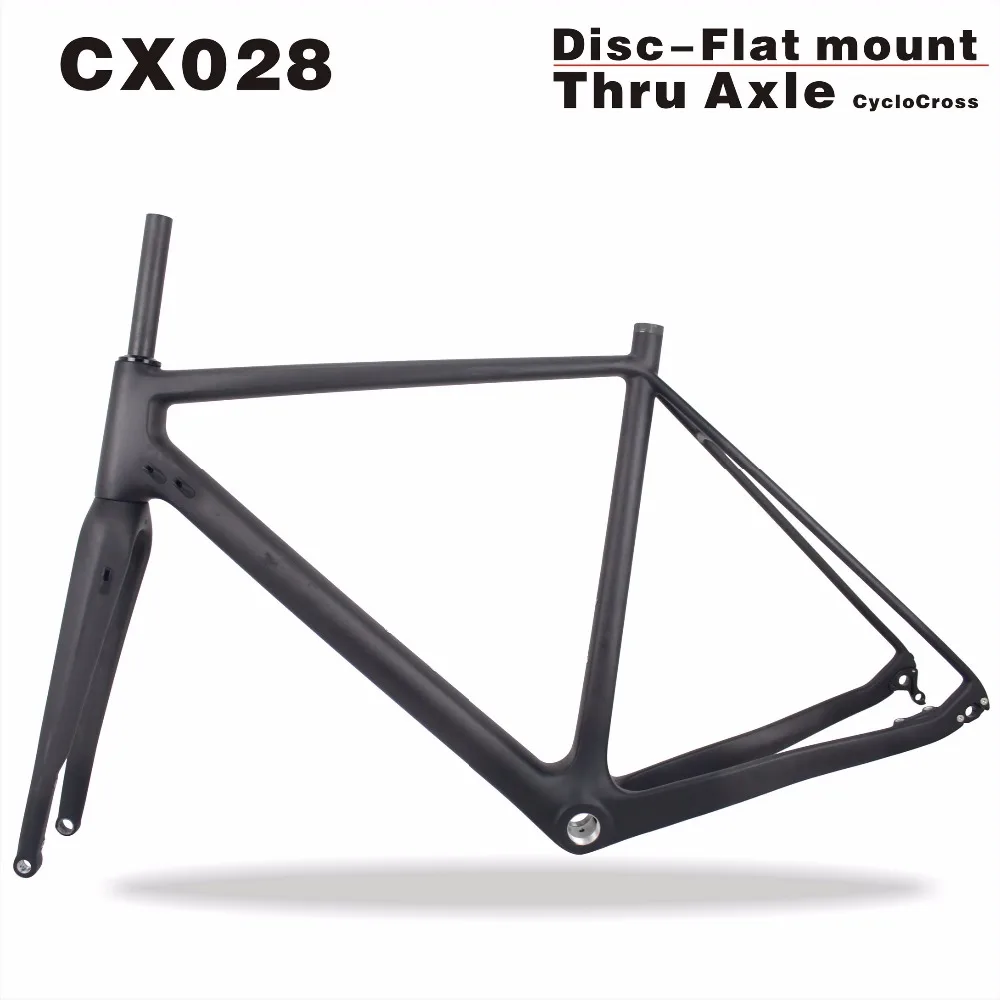 Рама велосипедная из углеродного волокна размер 49/52/54/56/58 см 700 * 40C CX028|carbon cyclocross