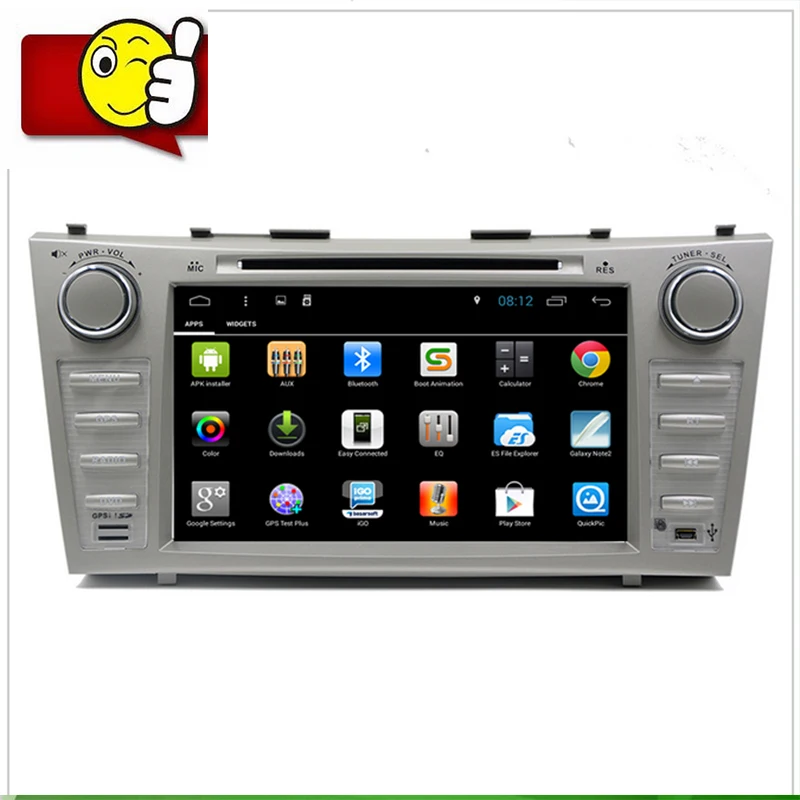 1024*600 двойной 2 Din четырехъядерный 8 &quotAndroid 6 0 Автомобильный DVD GPS навигация для Tosyota