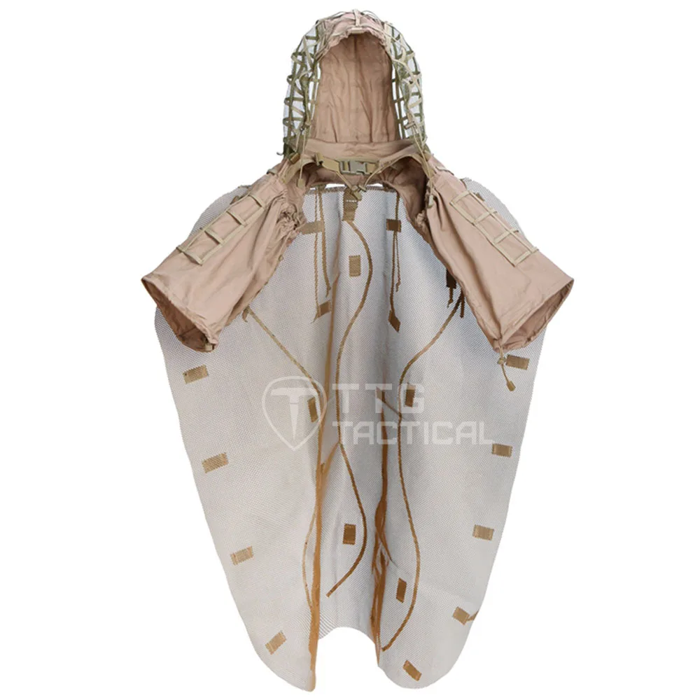 Снайперская накидка для костюма с отсоединяемым накидкой страйкбола