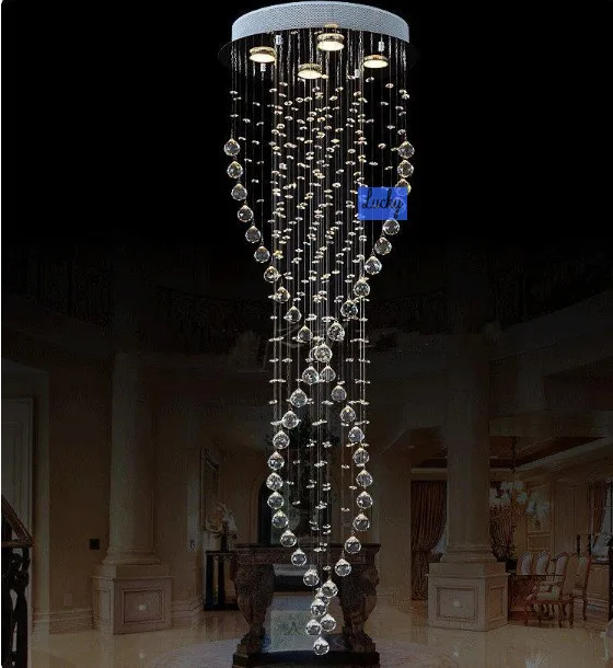 Бесплатная доставка линейная хрустальная люстра Dia400mm * H1200mm антикварная 110-240 В |