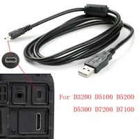 10pcs usb data cable camera data pictures video sync transfer cables 8pin for nikon olympus pentax sony panasonic sanyo 150cm
