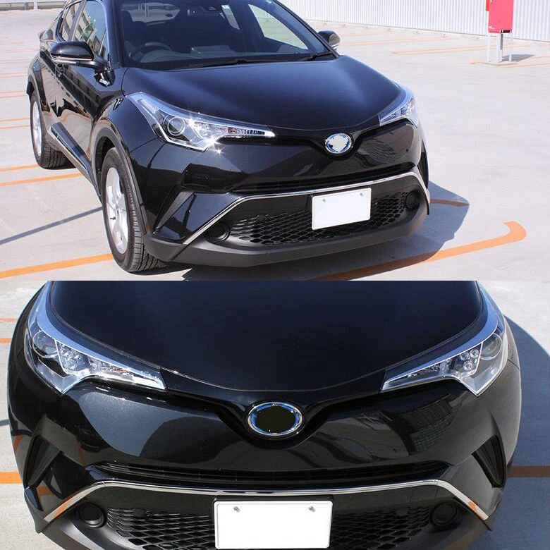 Передняя панель из нержавеющей стали SUS304 5 шт. отделка с гарниром верх для Toyota CHR C