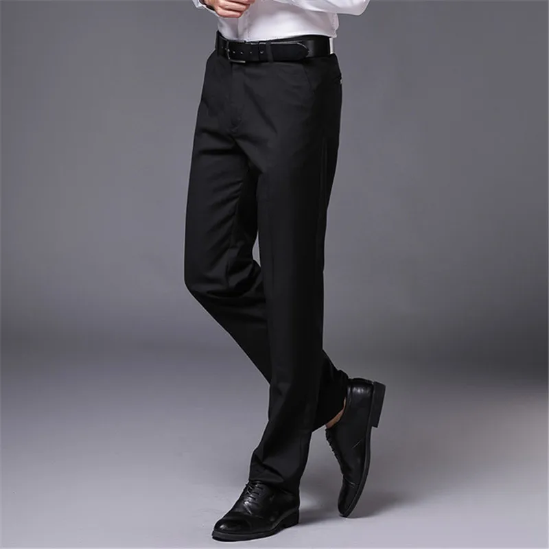 

Men's trousers Men's Business Men's trousers Slim straight Black Suit pants Dress to work Free Hot trousers More size 28-38 40