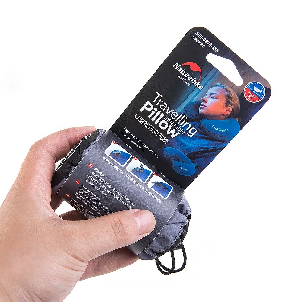 Сверхлегкая надувная подушка для шеи из ТПУ NH удобный коврик кемпинга и