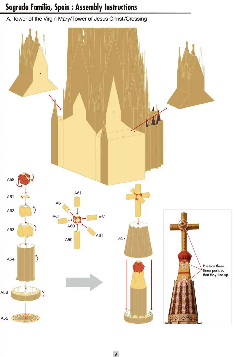 DIY Sagrada Familia, Испания Ремесленная Бумажная модель архитектура 3D DIY обучающие игрушки ручной работы игра-головоломка для взрослых