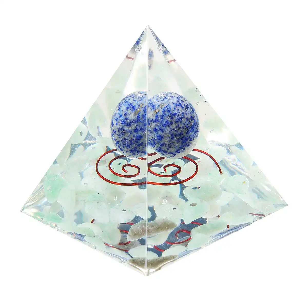24 стиля Orgone Energy конвертер Orgonite Пирамида успокаивает камень душа, меняющий магнитное поле жизни Ювелирные изделия из смолы