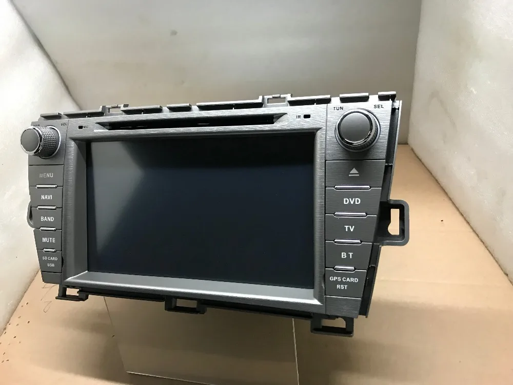 BYNCG 8 дюймов Android 8,0 Восьмиядерный 2 Гб ram автомобильный DVD для TOYOTA PRIUS 2009-2012 1024*600 емкостный экран, 32 Гб gps BT wifi