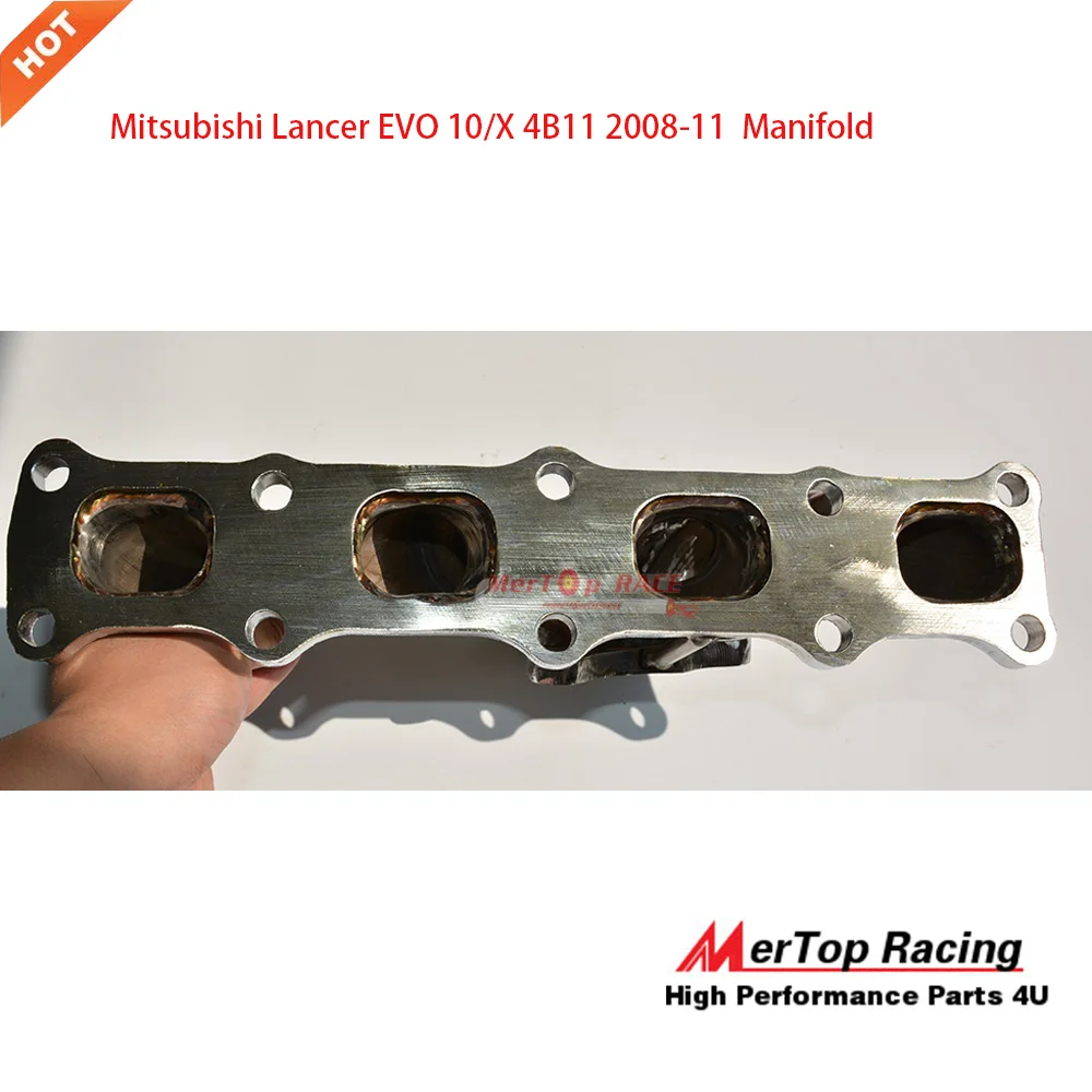 MERTOP Racing Evolution Evo10 EVO X 4B11 турбо коллектор из нержавеющей стали одинаковой длины 08-11