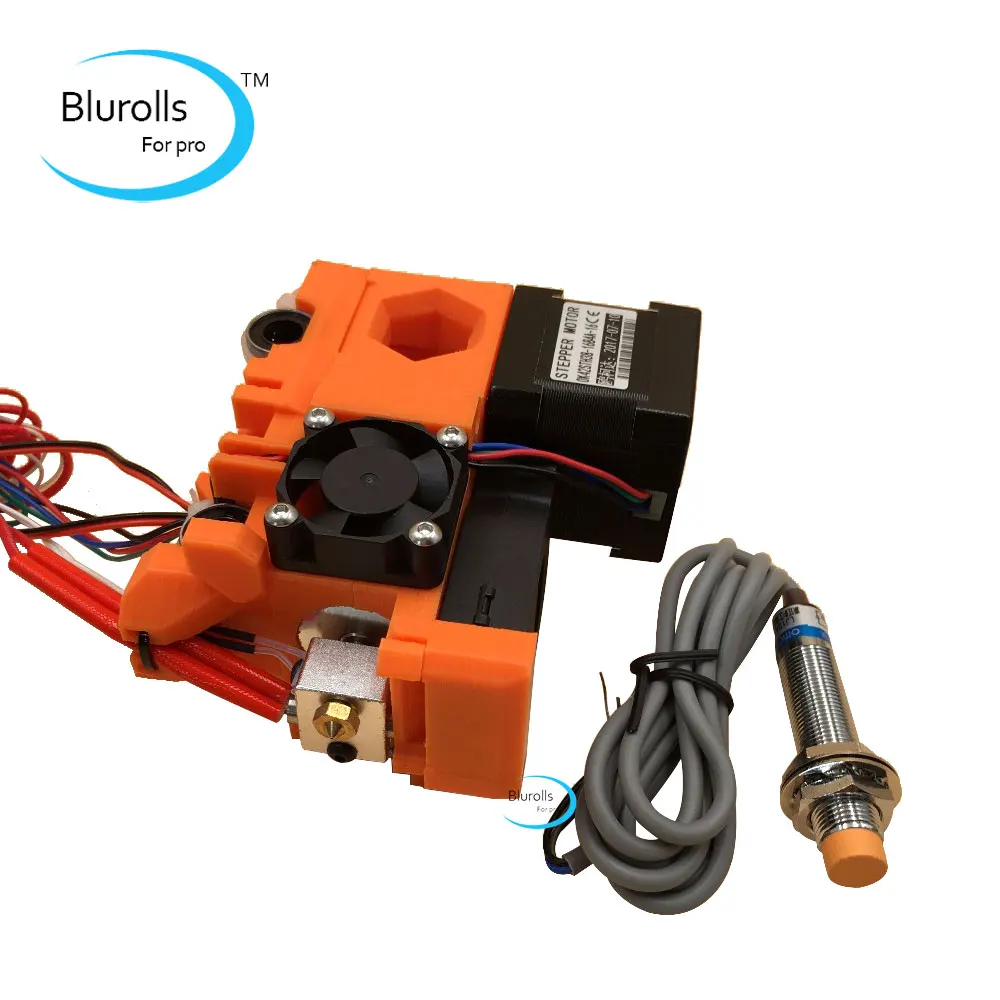 Полный комплект экструдера Reprap Prusa i3 mk2/2s с хотендом X каретой p.i.n. D.A. v1 зонд PETG
