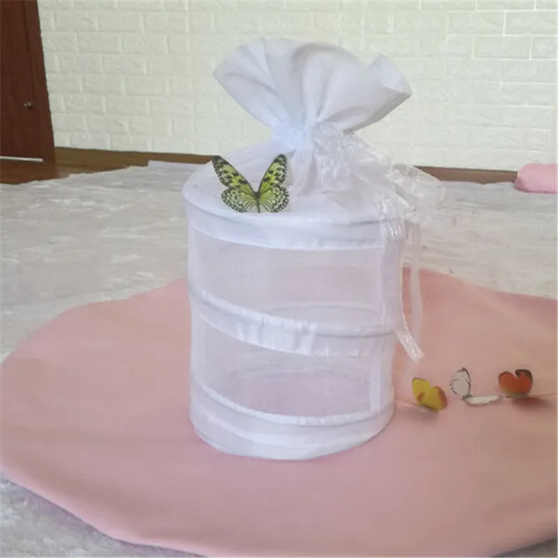 Новая клетка для разведения насекомых Складная сетка ловушка растений Бабочка