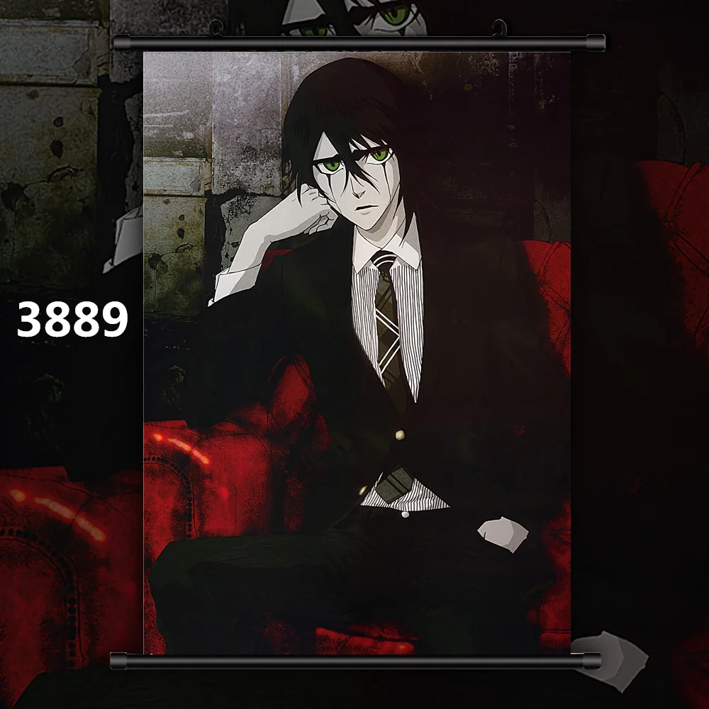 3889 Bleach Ulquiorra Cifer Аниме Манга настенный плакат свиток C - Цвет: 3889