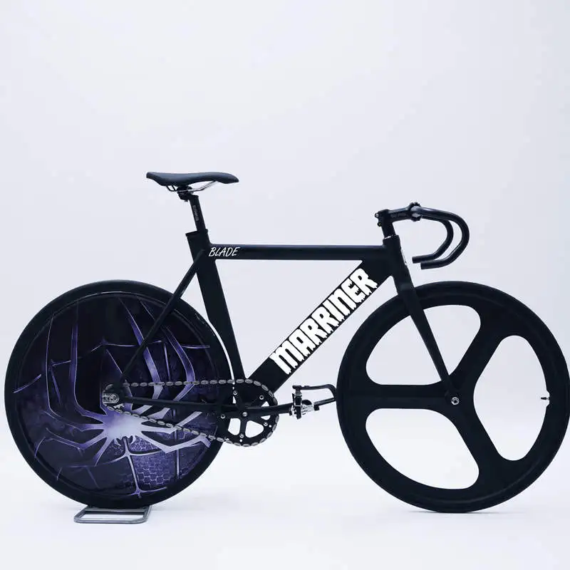 H Spider 3 cuter X-передняя фиксированная Шестерня для велосипеда, рама из алюминиевого сплава, паучий резак, покрытое колесным лезвием, мышечная фиксация, Bicicleta, спортивный гоночный шоссейный велосипед - Цвет: H Spider 3 cuter