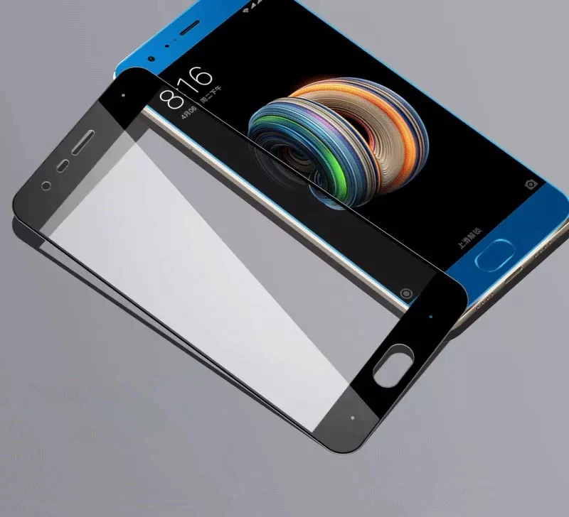 Black Полное покрытие закаленное стекло для Xiaomi Mi Note 3 стекло 2.5D 9H Защита экрана для Xiaomi Mi Note 3 стекло защитная пленка 5,5 дюйма - Цвет: Black