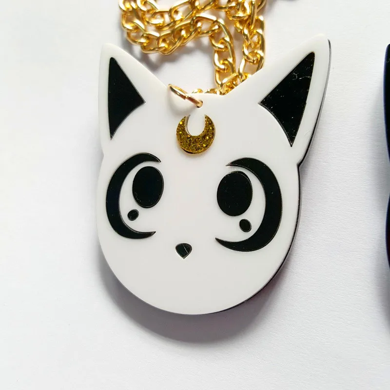 Черный Кот ожерелье кот кулон кошка ювелирные изделия Готический | Украшения и