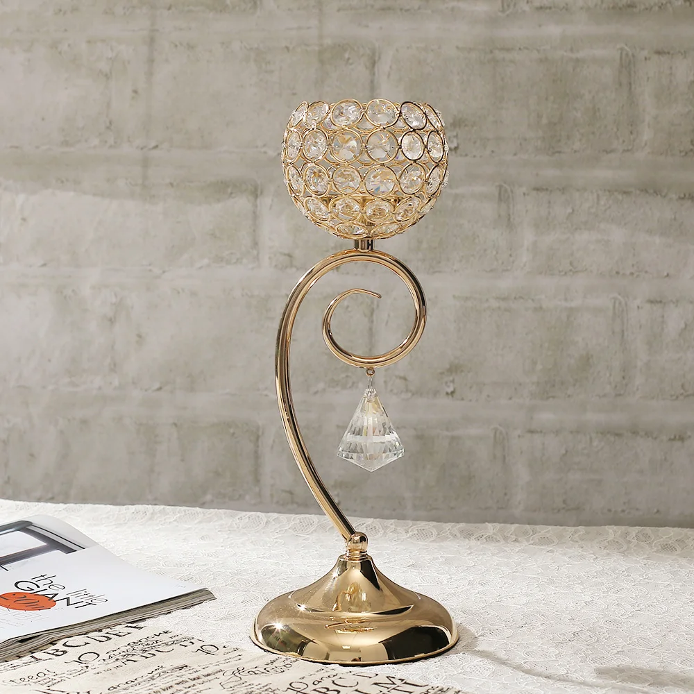 Хрустальный канделябр Candelabrum стол центральный подсвечники для чайника металлические подсвечники Свадебная вечеринка украшения дома подарки