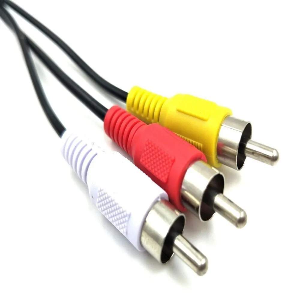 Duttek 5 футов/1 м USB 2 0 Женский 3 RCA Мужской Видео A/V практичный адаптер для видеокамеры