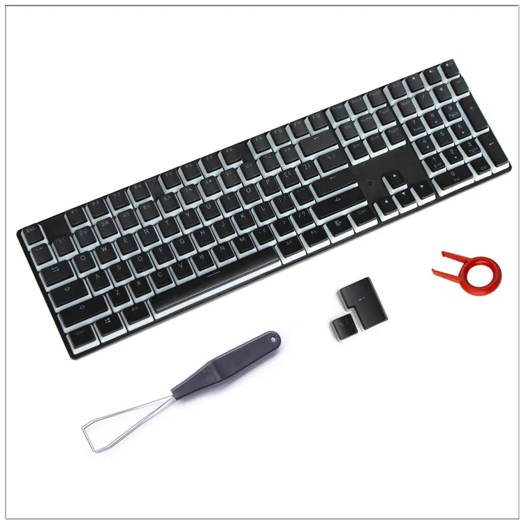 PBT пудинг ключ шапки с подсветкой Doubleshot ANSI ISO ключ набор Cherry MX Чехлы для клавиш для 87/104/108 MX Переключатель механический