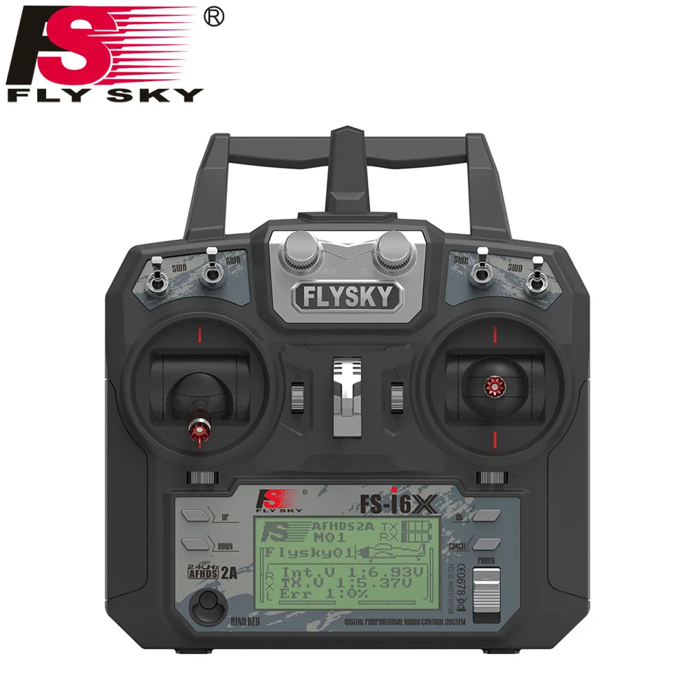 Flysky FS i6X 10CH 2 4 ГГц AFHDS 2A передатчика радиоуправляемой модели к компьютеру с iA6B iA10B X6B