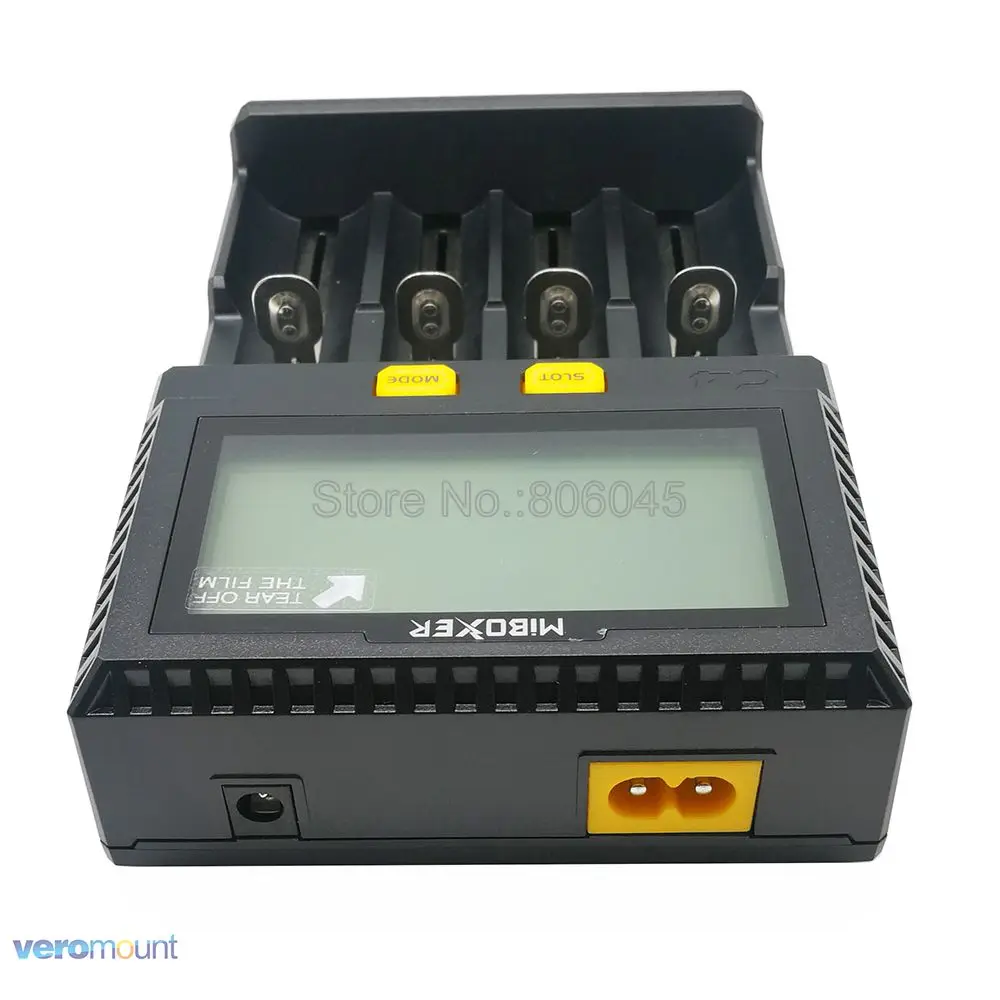 C4 Miboxer зарядное устройство C4UPGRADE для 10340 10440 AA AAA 14500 18650 26650 зарядное устройство Универсальное зарядное устройство EU US UK Plug