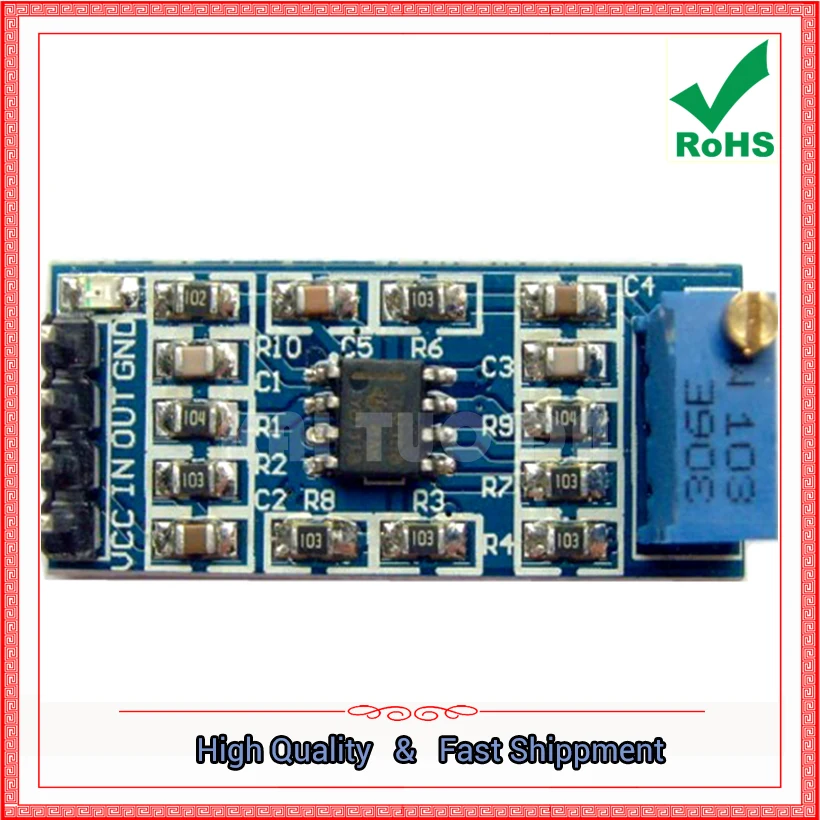 LM358 100 увеличение времени модуль усиления сигнала op amp Модуль платы C1A3|op amp|board ampamp