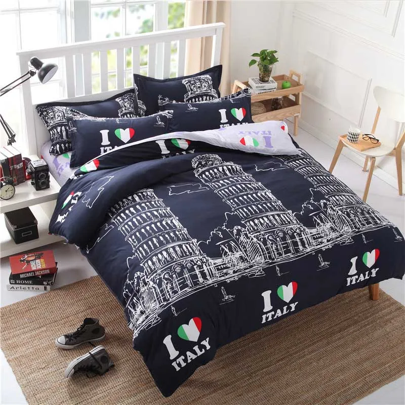 Лидер продаж дешевый комплект постельного белья пододеяльник простыня