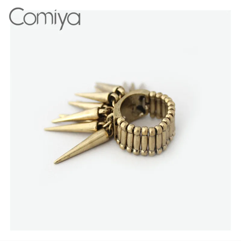 Comiya Фирменная Новинка Индии Joyas кулон кольца из сплава цинка вечерние кольцо