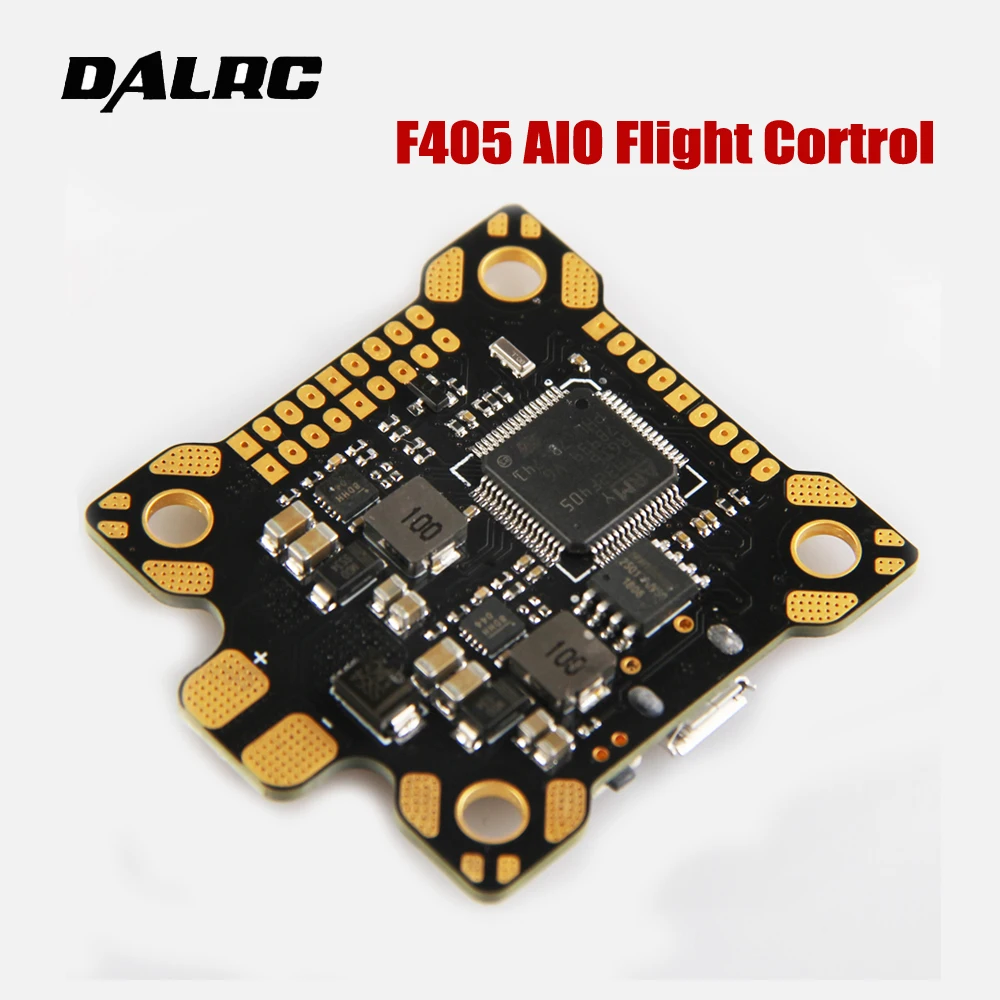 DALRC F405 AIO полета Управление высокого качества MCU STM32F405RGT6 построен в OSD BEC 9 В/3A PDB для