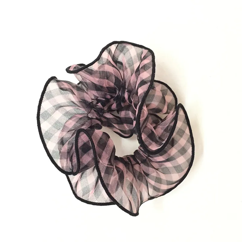 New arrival Fashion women lovely NEW organza Hair bands cute hair scrunchies girl's Tie Accessories Ponytail Holder 2019 |