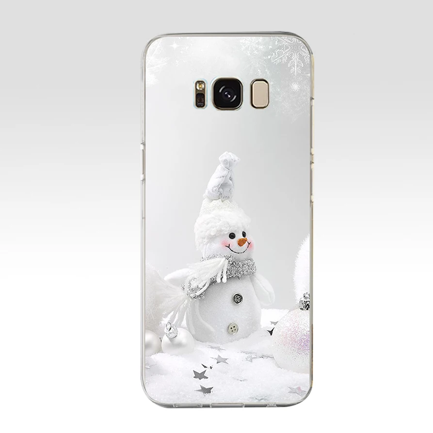 10 145 Z счастливый Рождественский из ТПУ Мягкий силиконовый чехол для samsung Galaxy s6 s7 edge S9 S8 S10 Plus чехол для телефона Capa Capinha - Цвет: 10