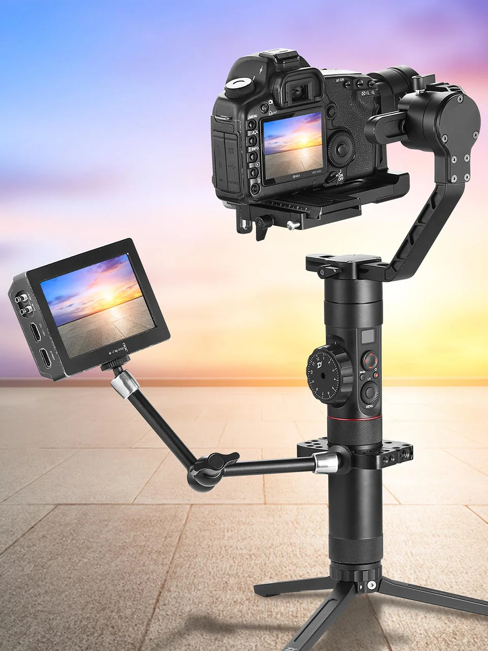 SmallRig 11 дюймов шарнирная розетка с 1/" резьбовой винтовой удлинитель для универсального DSLR камеры клетка монитор-2066