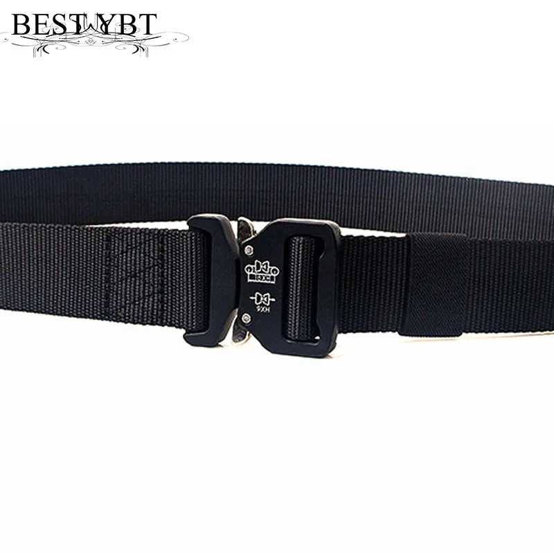 

Best YBT Unisex belt high quality Alloy pin buckle Men belt solid color casual Men and Women sport cowboy pants belt