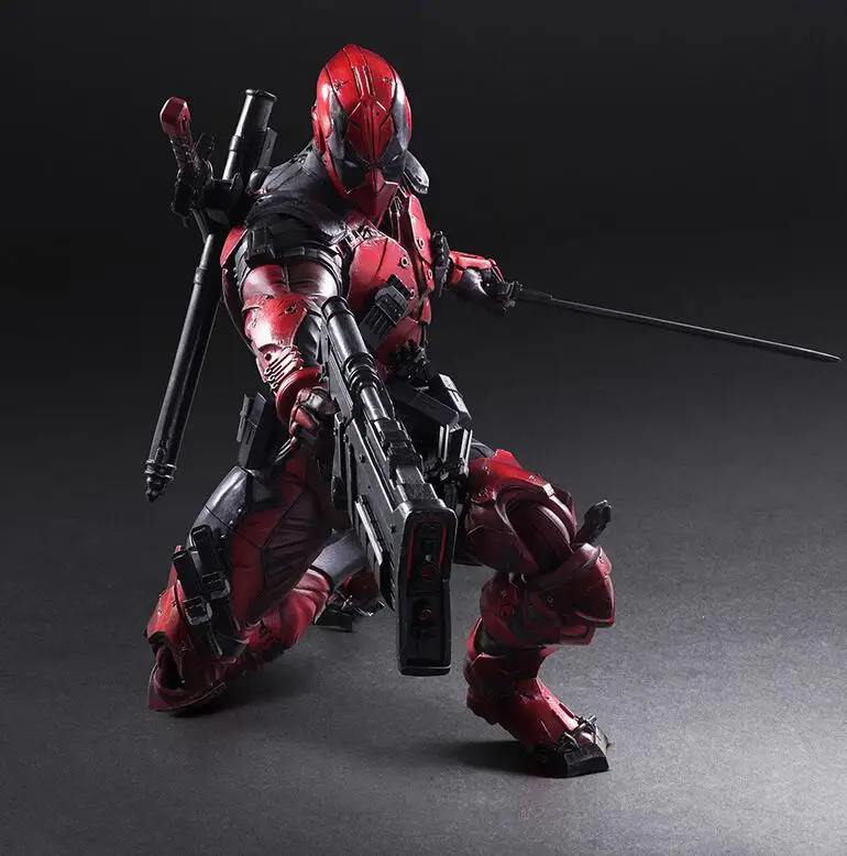 Play Arts Marvel 26 см Дэдпул Оригинальная фигурка из ПВХ модель игрушек | Игрушки и хобби