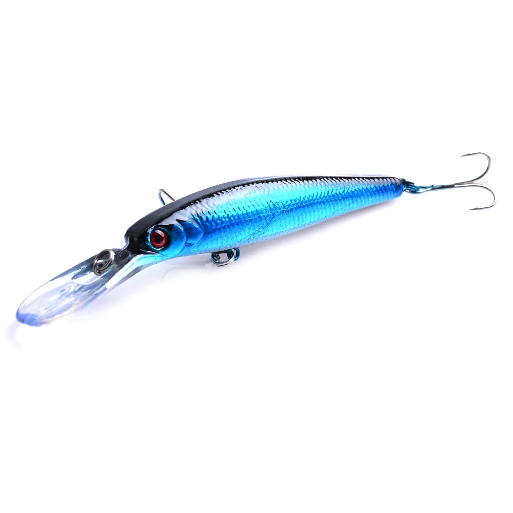 

1pc big Minnow Wobblers sea Fishing lure 12cm 13.9g isca Artificial swim Hard Bait pesca fishing tackle Depth 2-4m