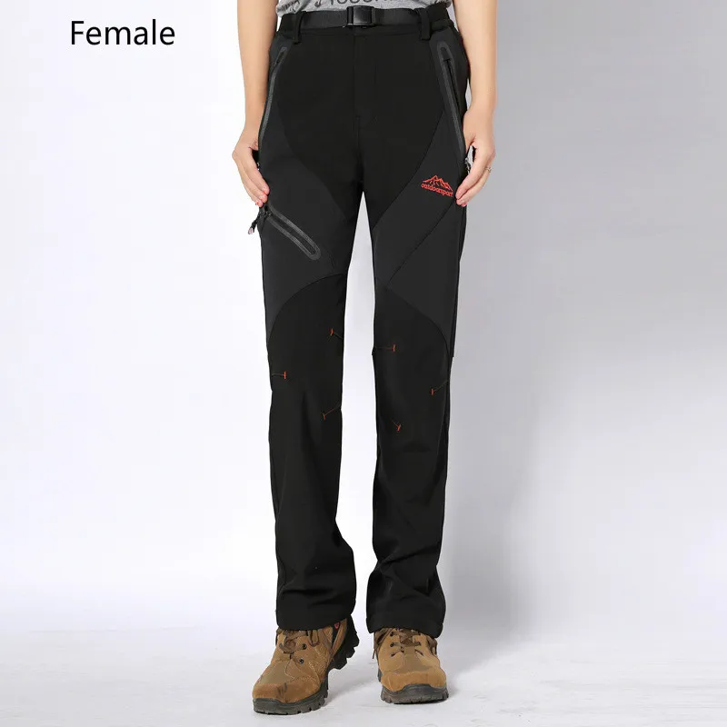 Осень Зима Открытый мягкий в виде ракушки шторм мотобрюки для мужчин и женщин