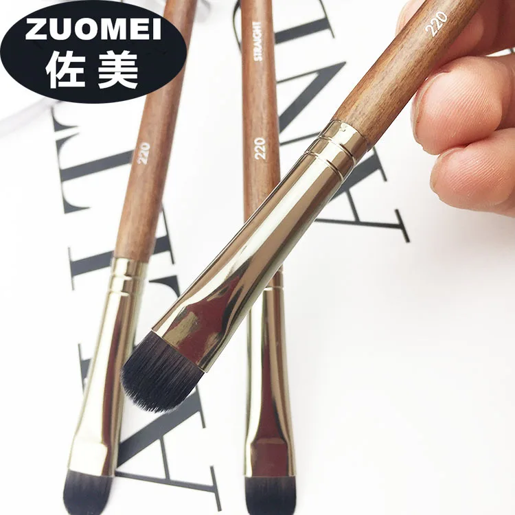 Single Eyeshadow Brush Flame Shape Round Highlight Blush Concealer Makeup Nose Shadow | Красота и здоровье