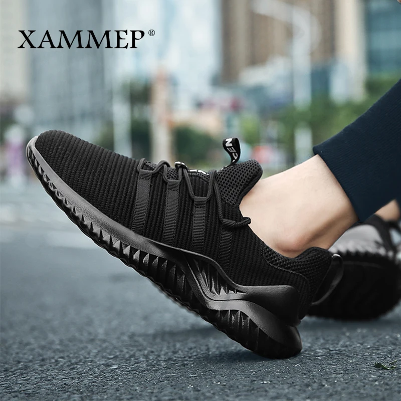 Кроссовки Xammep мужские сетчатые повседневные брендовые сникерсы лоферы дышащая