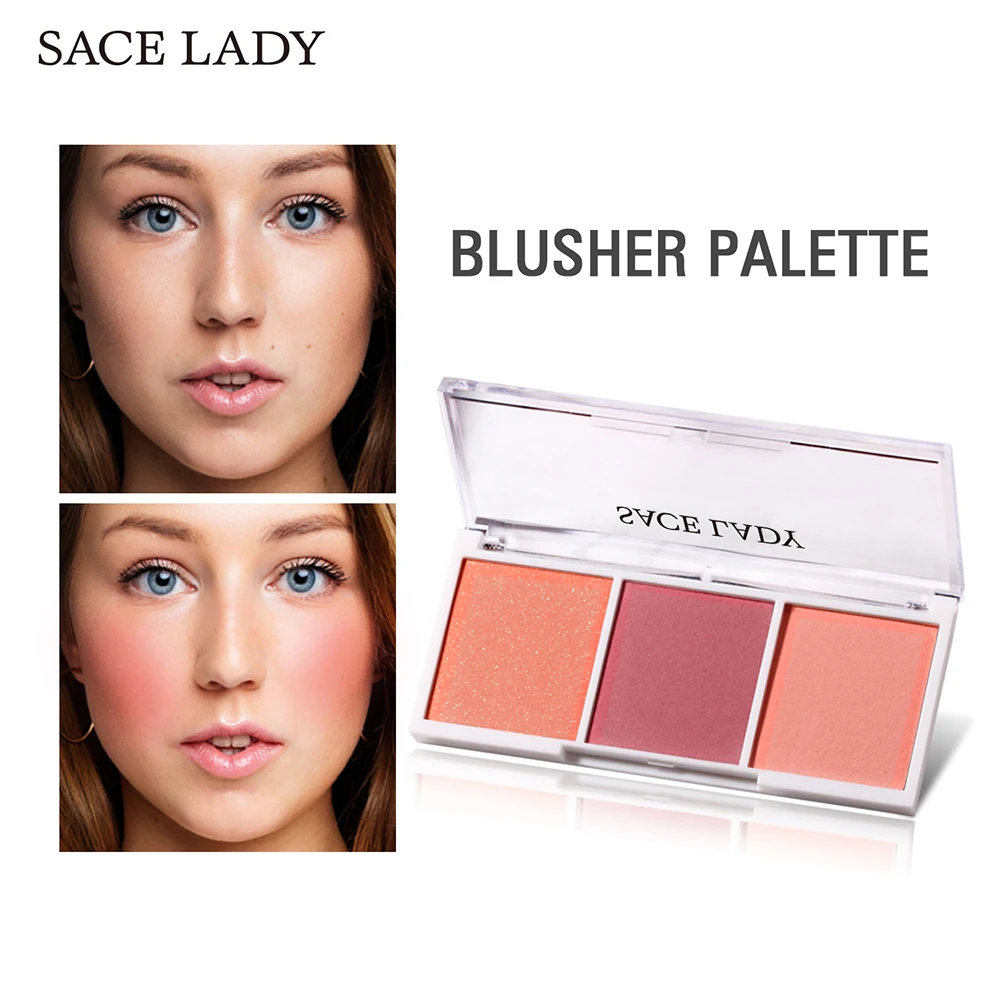SACE LADY Палитра для лица Румяна Макияж щёка Пудра профессиональные Минералы