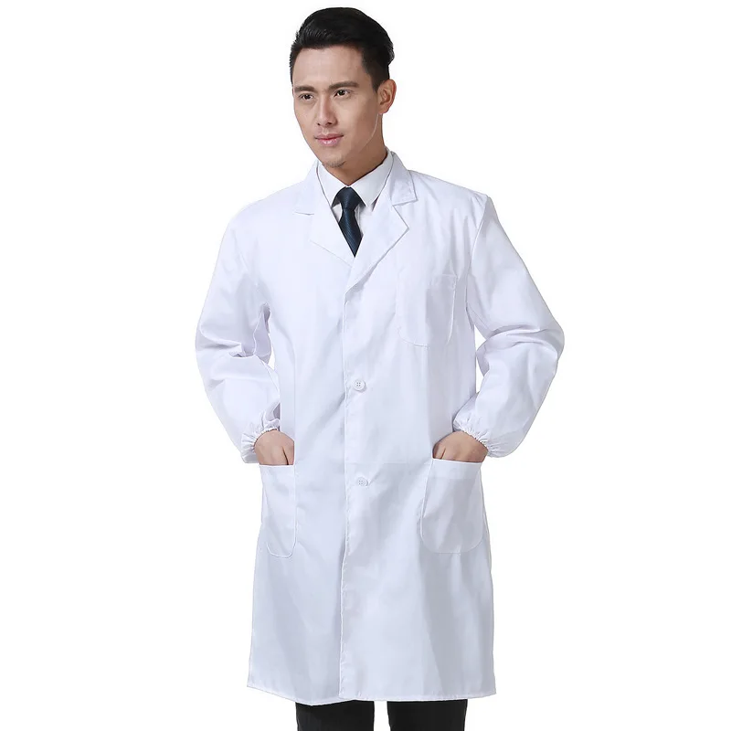 1 шт. медицинская форма лабораторные белые пальто ткань медсестры|medical uniforms|lab coat