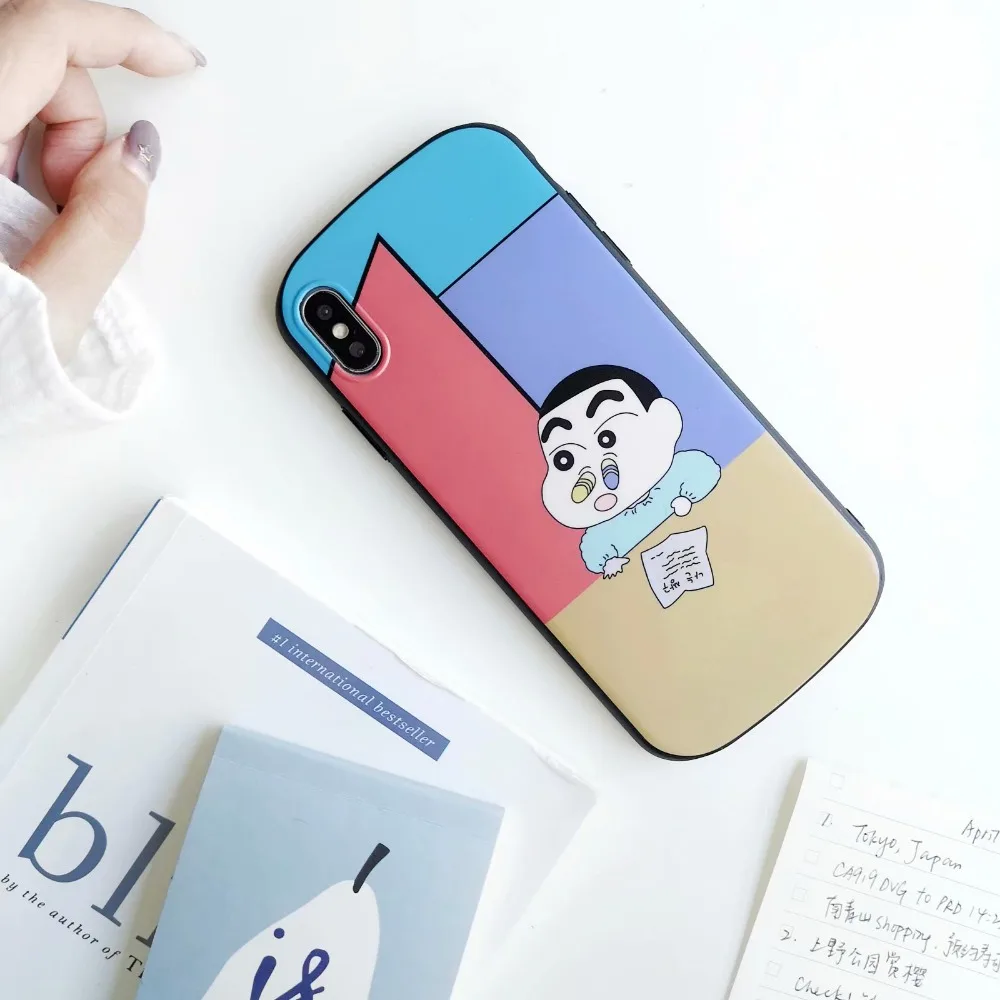Crayon Shinchan локомотив для iPhone 6 6s 6plus plus 7 8 7plus8plus мобильный телефон чехол X xs xr xsmax