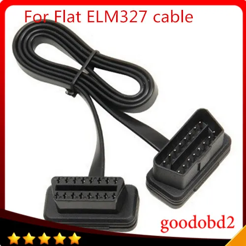 Автомобильные кабели для Fiat Thin As кабель лапша OBD OBD2 OBDII 16 контактный штекер гнездо