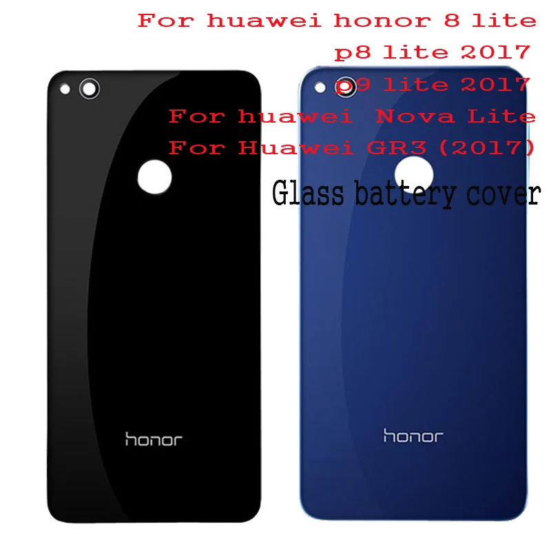 Для Huawei Honor 8 Lite крышка батареи задняя корпуса для huawei P8/p9 2017/Nova Lite/GR3 (2017) с