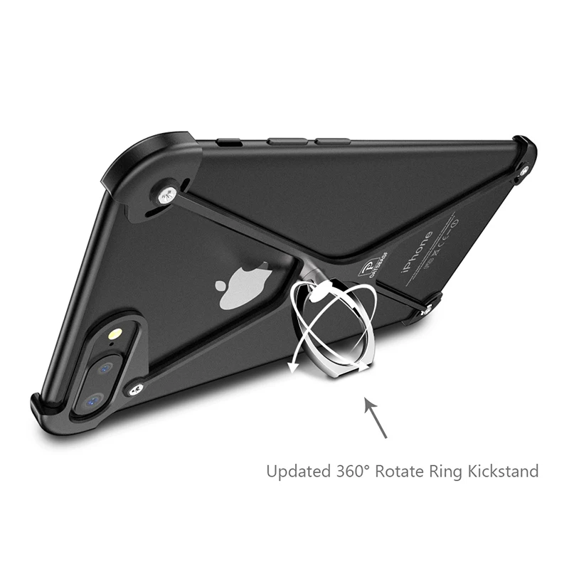 Роскошный металлический чехол X-образной формы для IPhone 7 7Plus персональный корпус