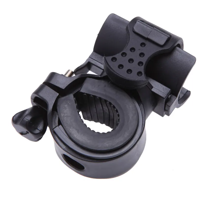 360 градусов велосипедный зажим вспышки светильник держатель светодиодный