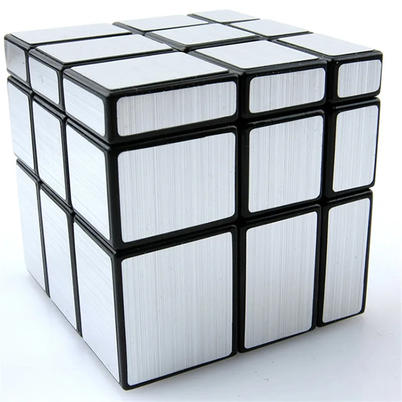 

3x3x3 57mm Wire Drawing Style Cast Coated Magic Cube Challenge Gifts Puzzle Mirror Cubes Educational Toy Special Toys