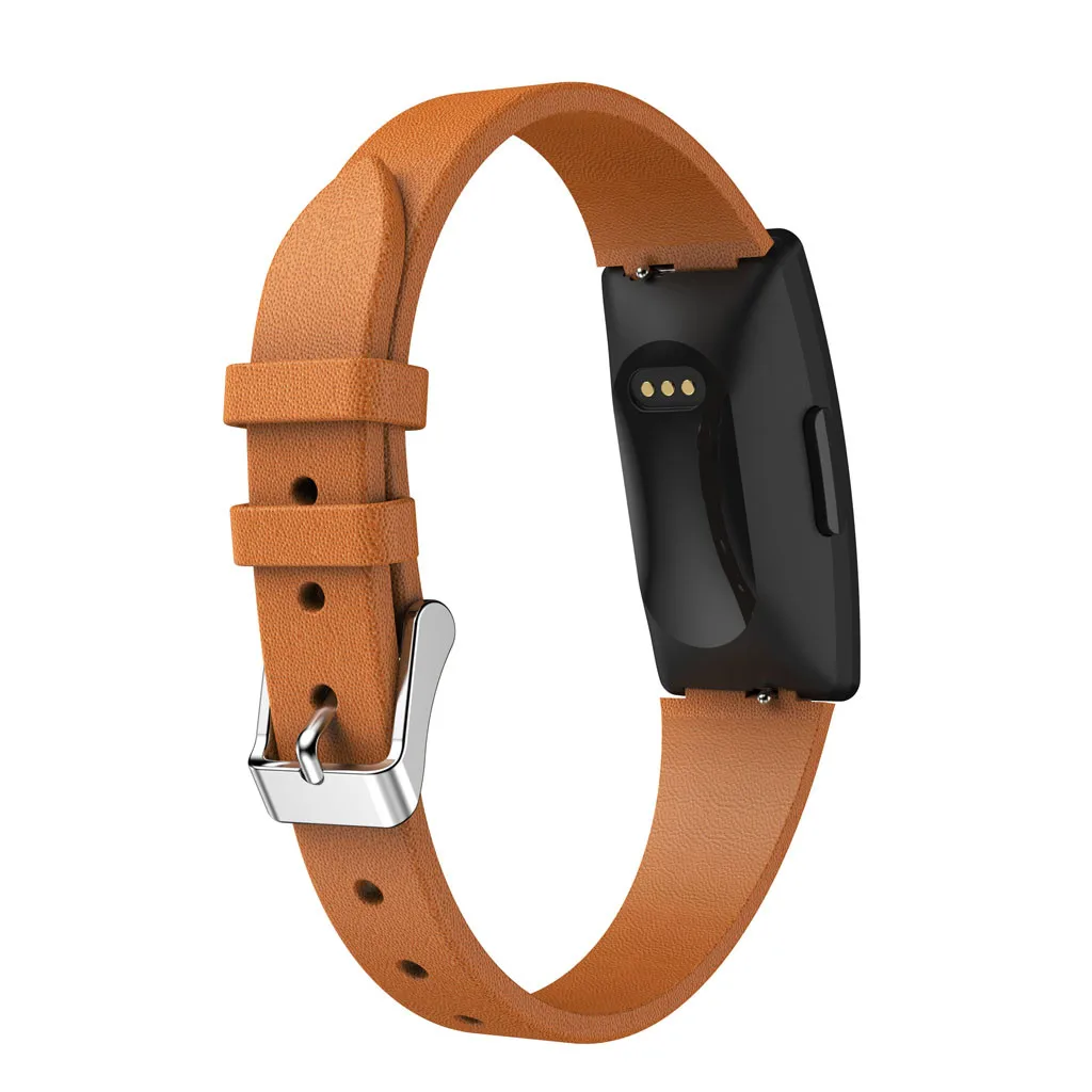 Роскошные кожаные ремешки Сменные аксессуары для браслета Fitbit Inspire/Inspire HR 2019