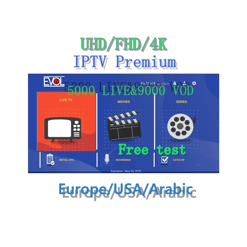 Франция iptv Премиум арабский UHD FHD 4K IPTV m3u подписка 12 месяцев Великобритания Спорт немецкий iptv аккаунт реселлер панель