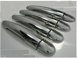 Высококачественная хромированная дверная ручка FUNDUOO для Renault MODUS 2004-2007, Renault LAGUNA 2 2001, 2002, 2003, 2004, 2005, 2006, 2007