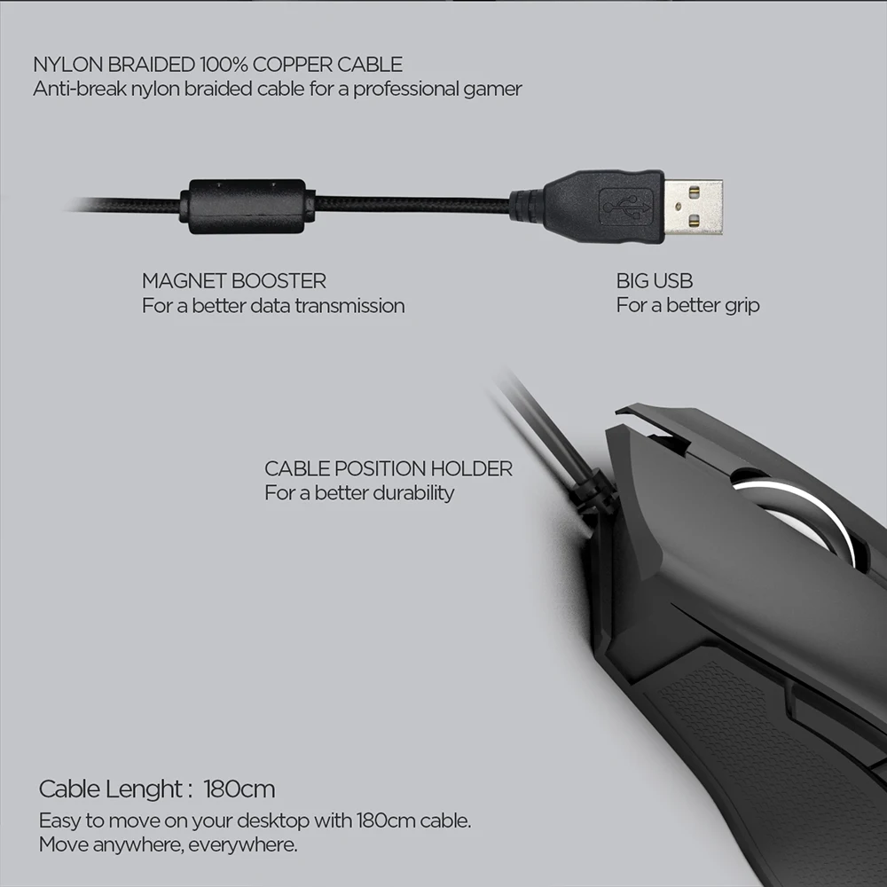 FANTECH X13 Проводная игровая мышь USB 7 кнопочная оптическая Rgb Led подсветка Макросъемка мышь геймер 4800 точек/дюйм для ПК ноутбук Настольный компьютер