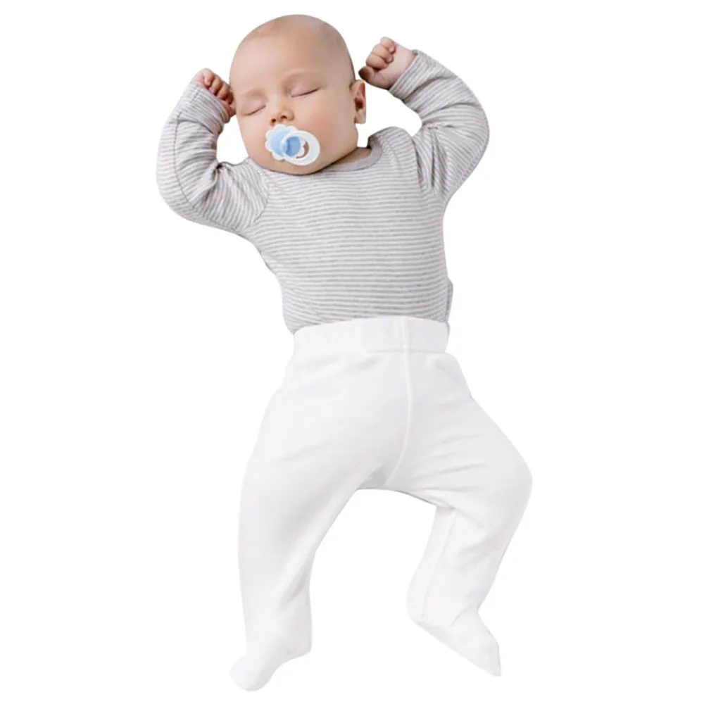2PCS Toddler Newborn Baby Long Sleeves Stripe T-shirt Top+Pants Set Outfit | Детская одежда и обувь